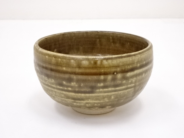 JAPANESE TEA CEREMONY / CHAWAN(TEA BOWL) / ASH GLAZE / ARTISAN WORK